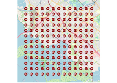 Before Local SEO results showing poor Google Business Profile visibility